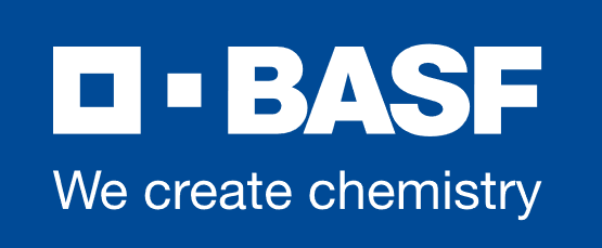logo basf blu